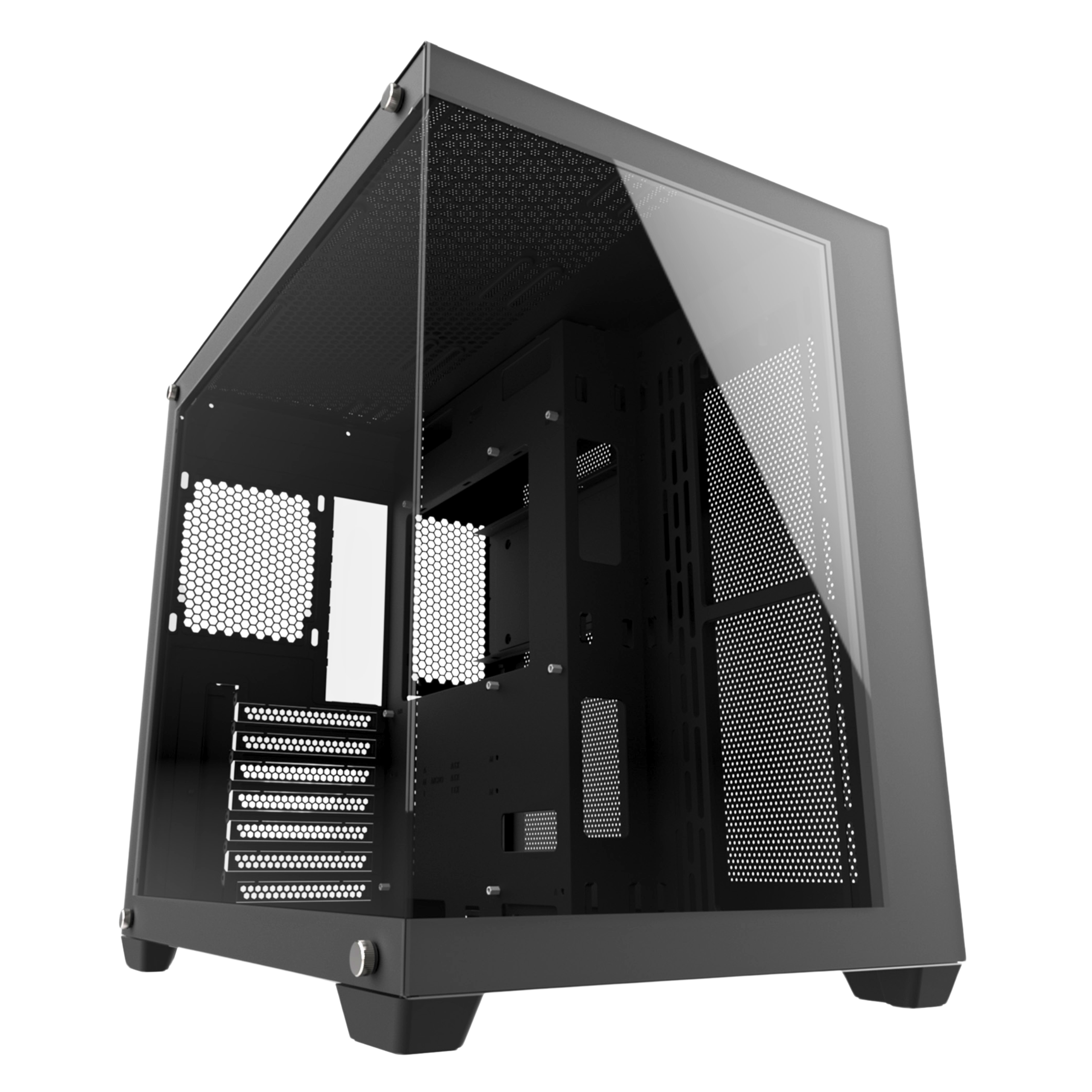 Skříň darkFlash C285P černá Cube case Atx Usb 3.0 Atx Gaming