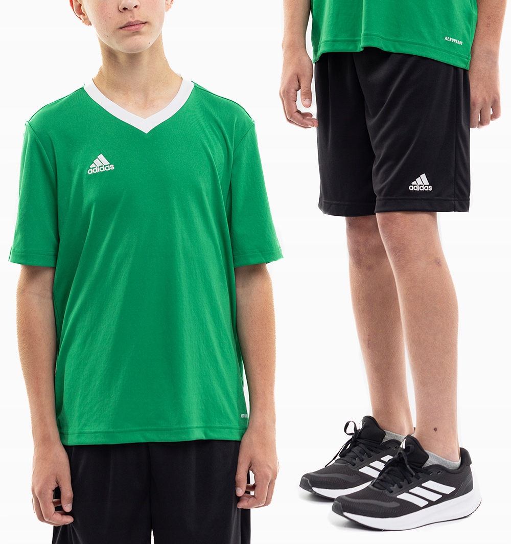 Strój Sportowy adidas Entrada 22 Komplet Dziecięcy Wf Koszulka Spodenki 140
