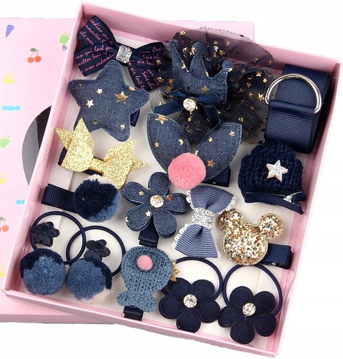 

Zestaw 18 spinek do włosów dla dziewczynki dziecka