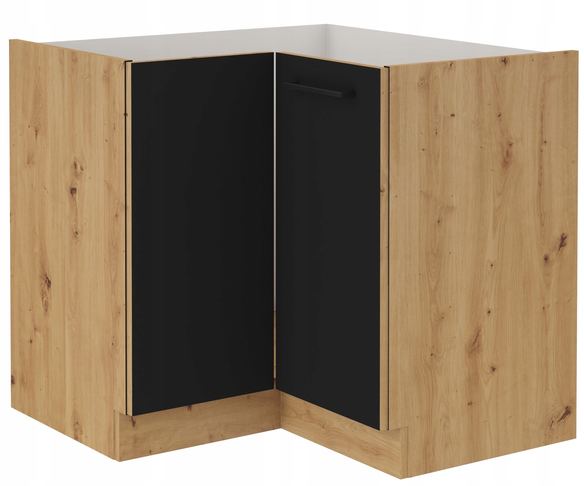 

Szafka Modena 89x89 dół narożna czarny mat artisan