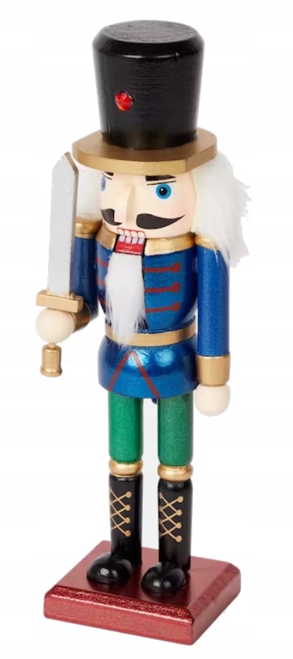 DZIADEK DO ORZECHÓW DREWNIANA FIGURKA DEKORACJA