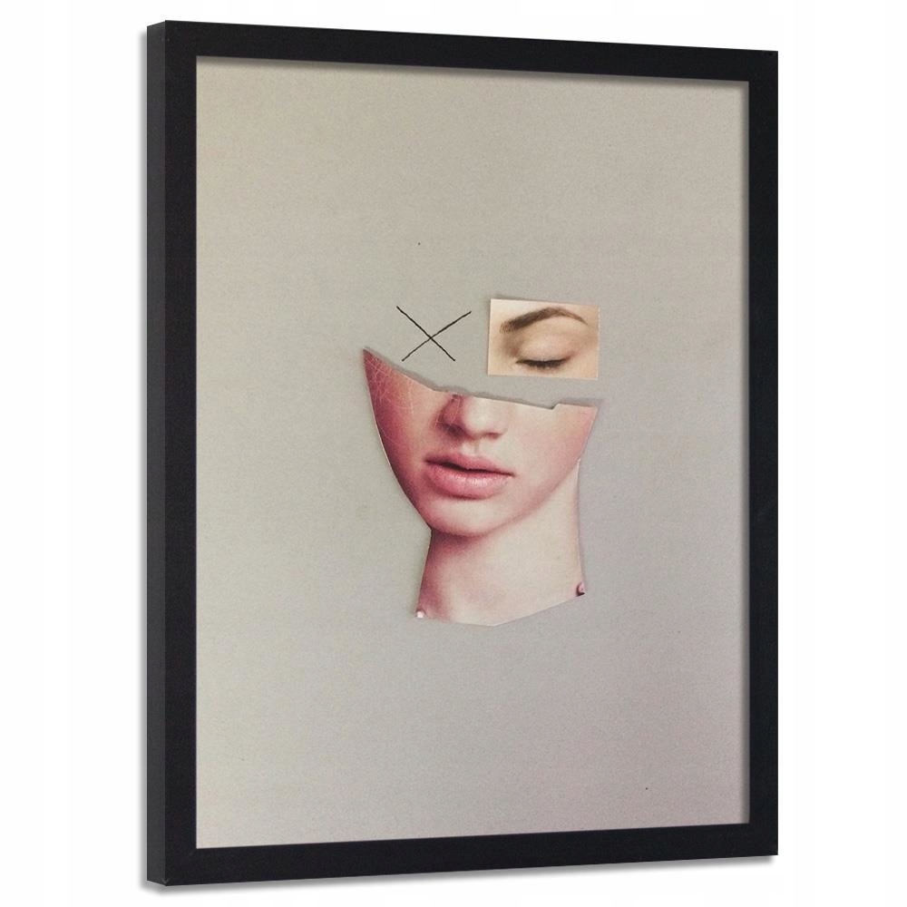 

Obraz W Ramie Do Salonu Twarz Kobiety Dama 50x70