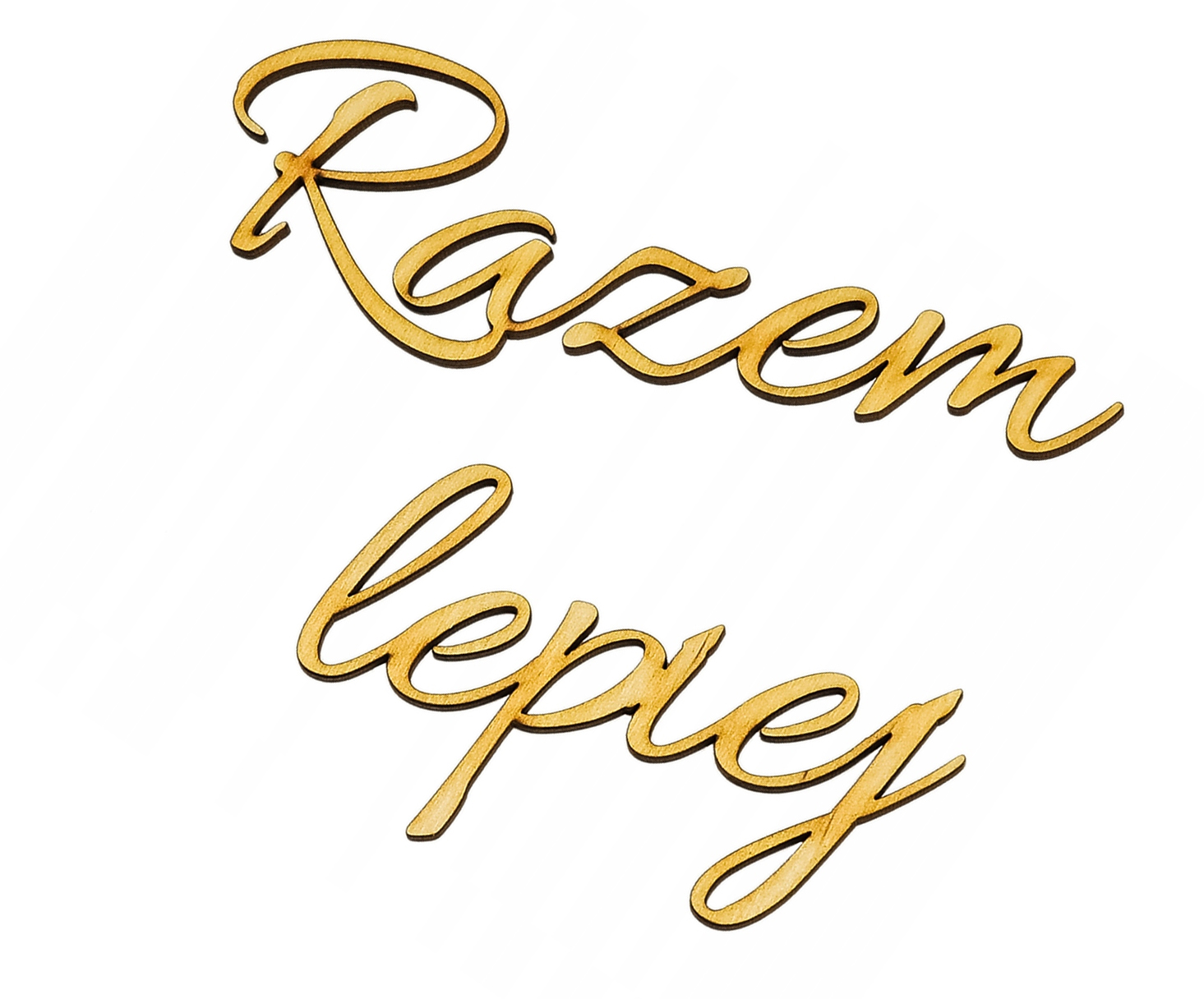 Napis Razem lepiej ozdoba na ściankę NWD-15