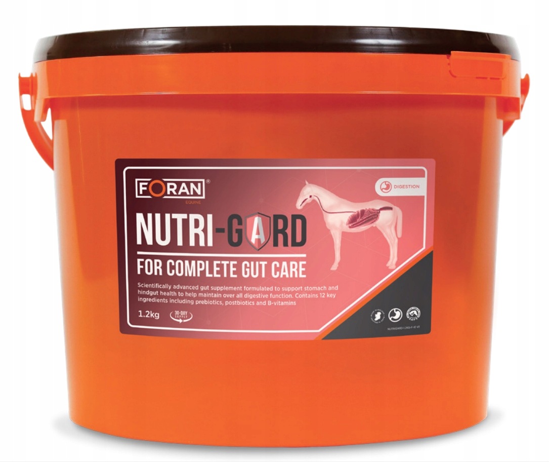 Doplněk stravy pro koně Foran Nutri-Gard 1.2 kg na trávicí systém, střevní vředy