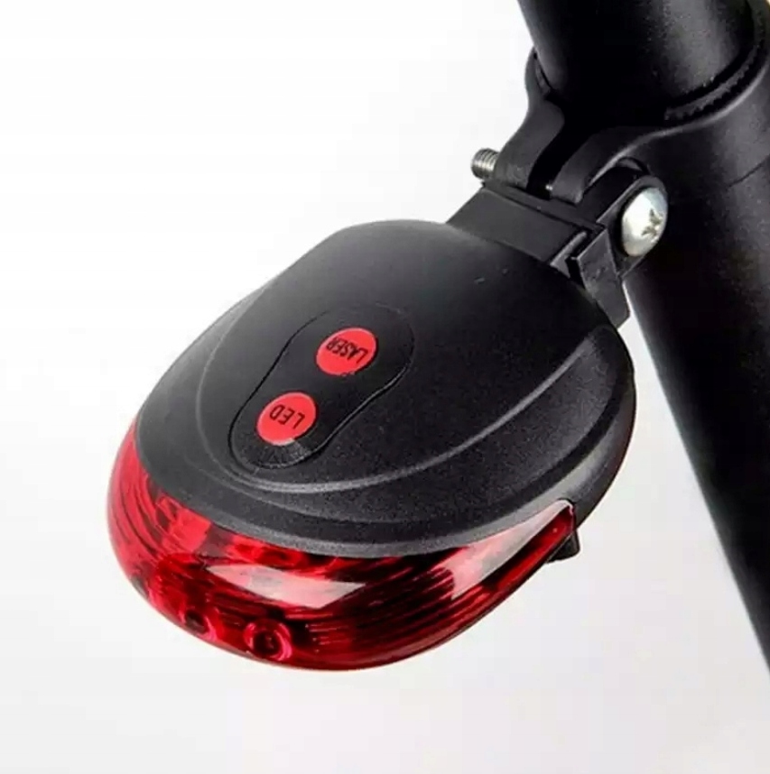LAMPKA ROWEROWA LASEROWA 5 LED LASER NA TYŁ EAN (GTIN) 5902388498934