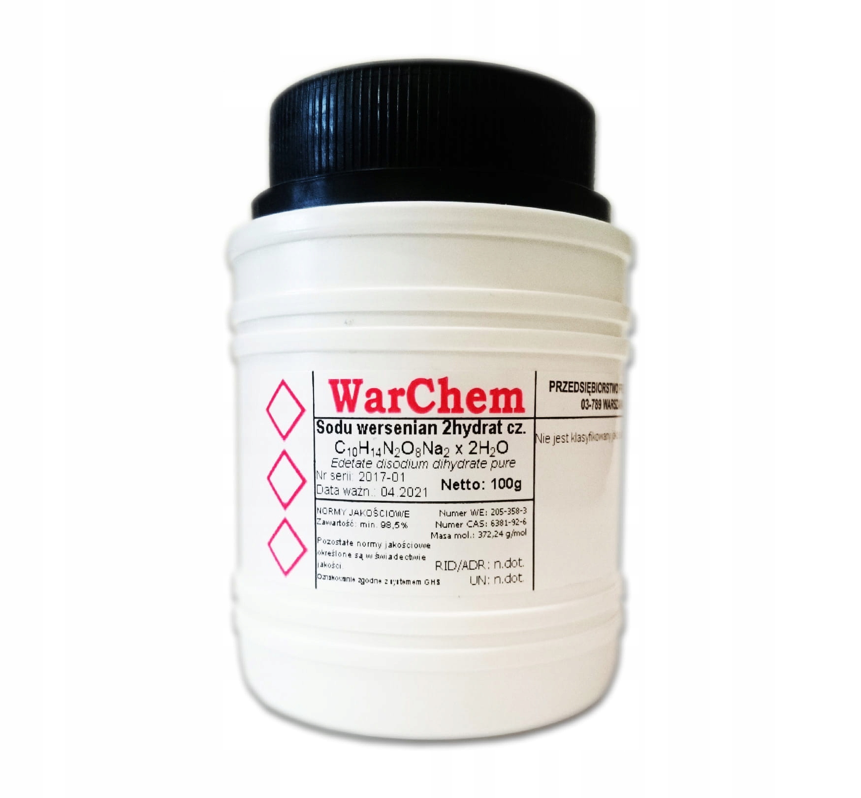 

Wersenian Sodu Edta 100g Warchem [56604]