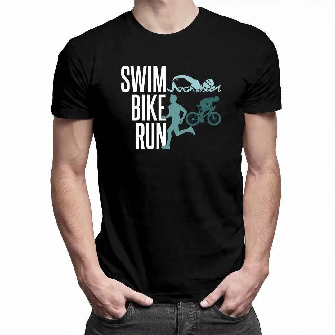 

Triathlon swim, bike, run Koszulka Sportowca