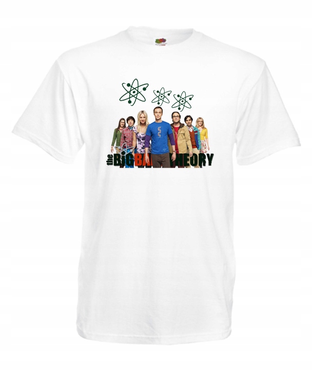 

S Koszulka Męska Teoria Wielkiego Podrywu Wzór