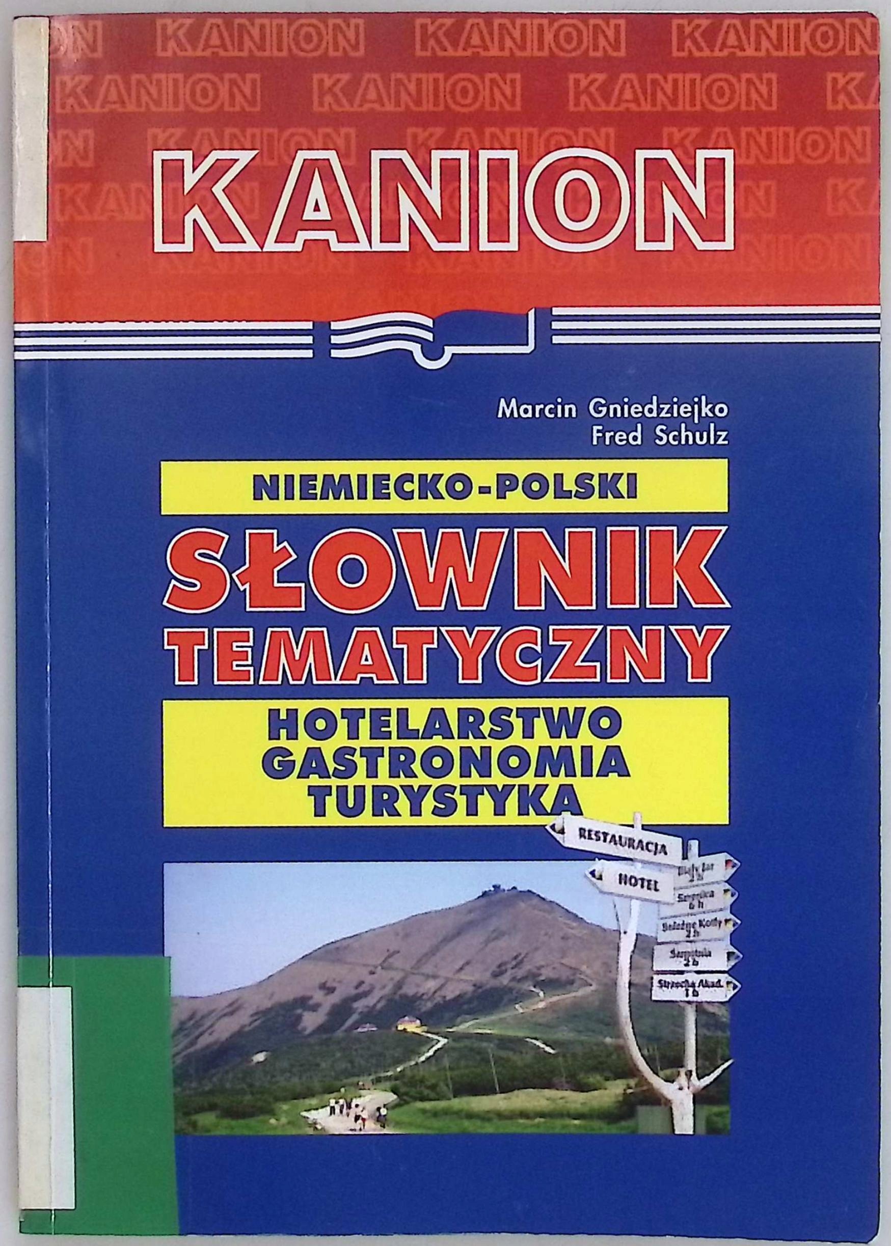 Kanion Słownik tematyczny Niemiecko polski