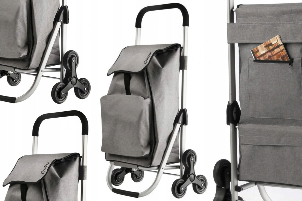 SOLIDNY WÓZEK TORBA NA ZAKUPY WALIZKA PREMIUM 40L