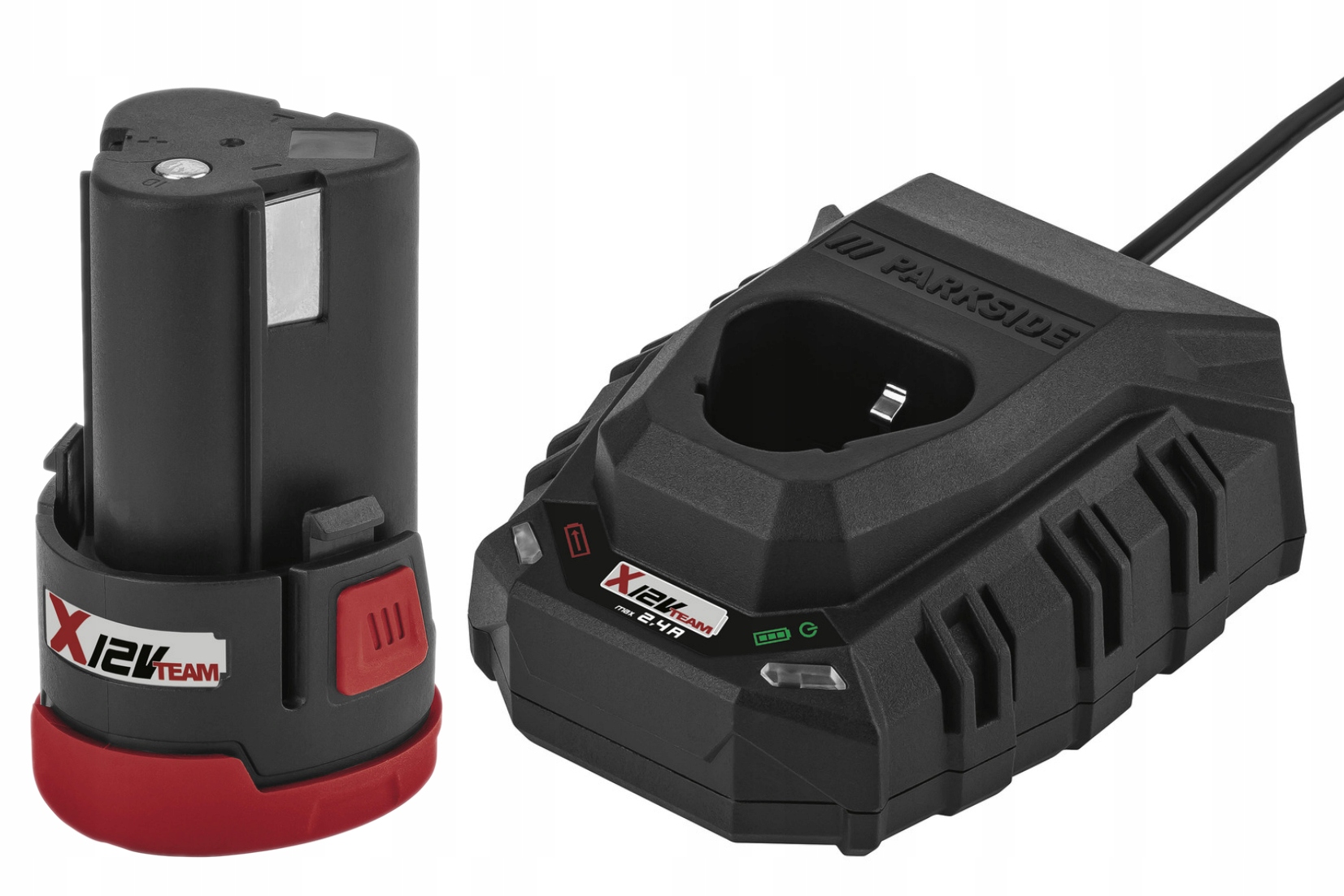 PARKSIDE ZESTAW Akumulator PAPK 12V 2Ah + ładowarka PLGK - NOWY