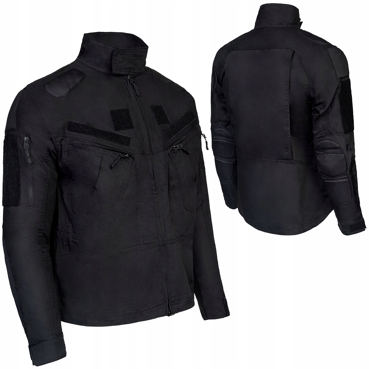 Mikina Mil-Tec Chimera Rip-Stop pro ochranu Ykk, černá, velikost S