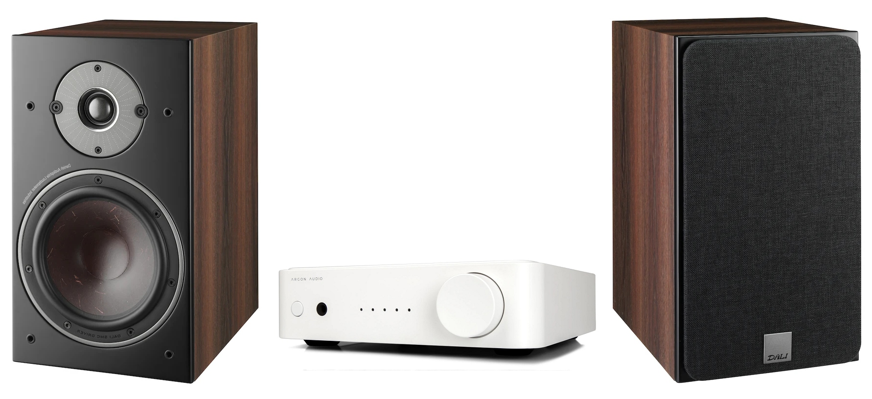 Argon Audio SA1 White Dali Oberon 3 Walnut-ořech Hudební Chvíle Relaxace
