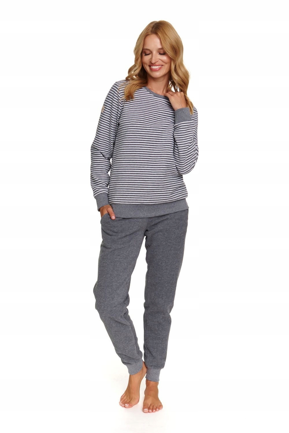 Doctor Nap Dámské pyžamo PM.5247 XL Dark Grey