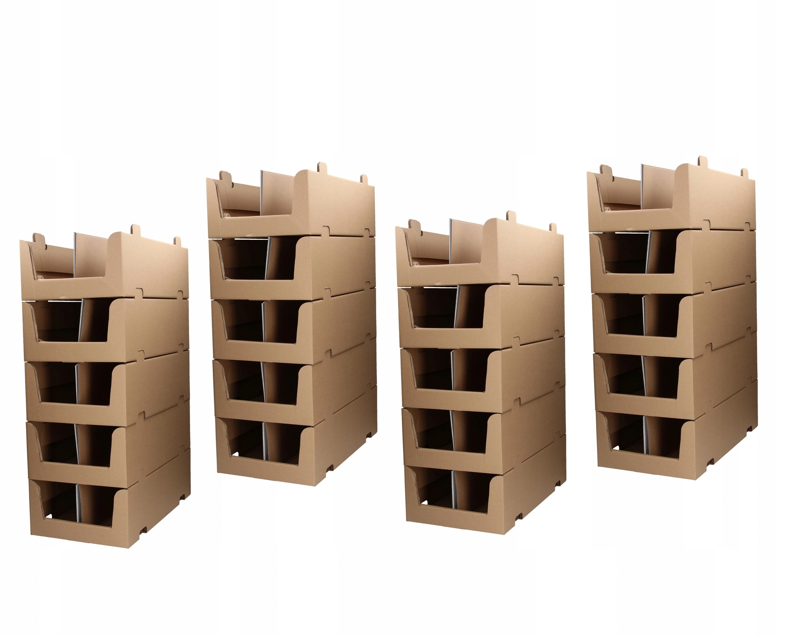 kontejner, kartonová skladovací toaleta 490x270x145 mm 20 ks