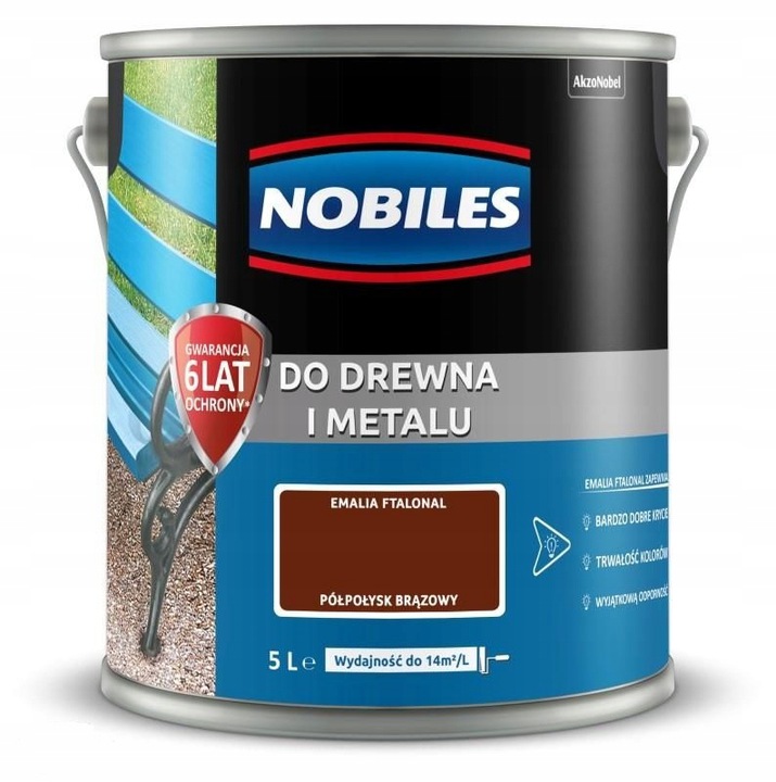 

Farba Drewno Metal Nobiles Brąz 0,9L