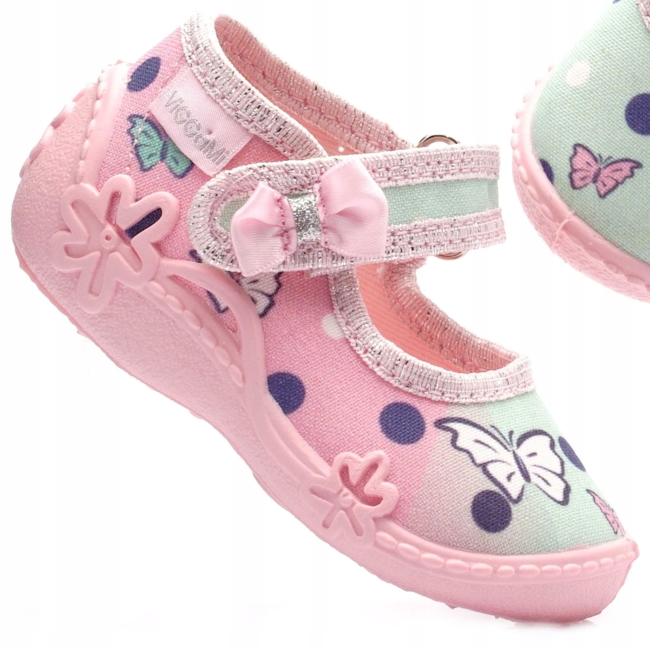 

Viggami Kapcie Buty Dziewczęce Lila Druk 25