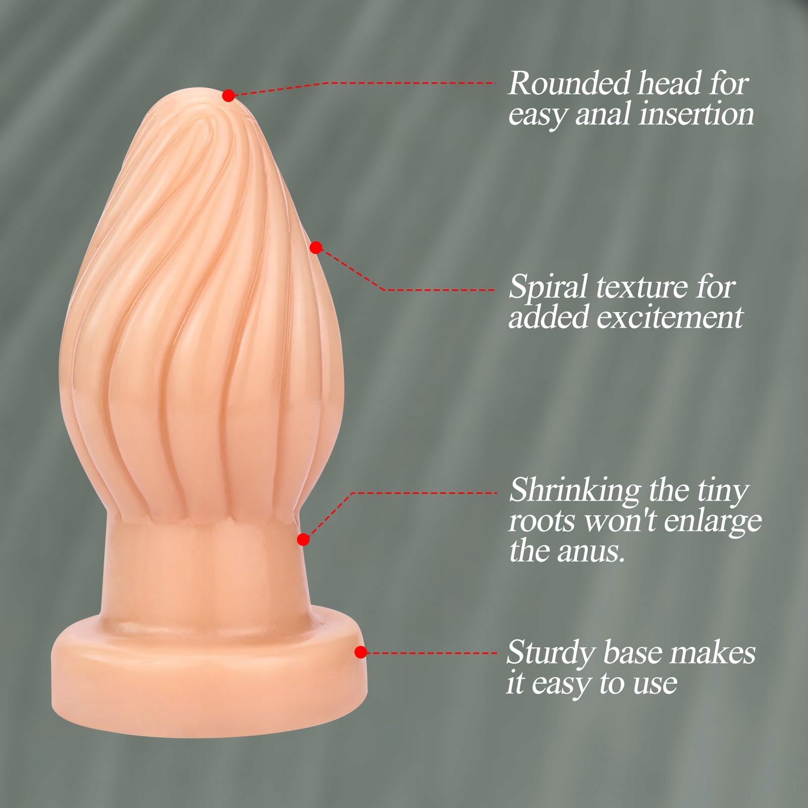 AMZII Korek Analny Dildo Analkugeln Dla Kobiet Mężczyzn Duży Masturbator — miniatura 3