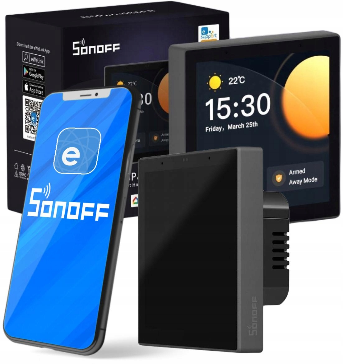 Sonoff Nspanel Pro Przełącznik Ścienny Dotykowy Ekran Sterownik Termostat