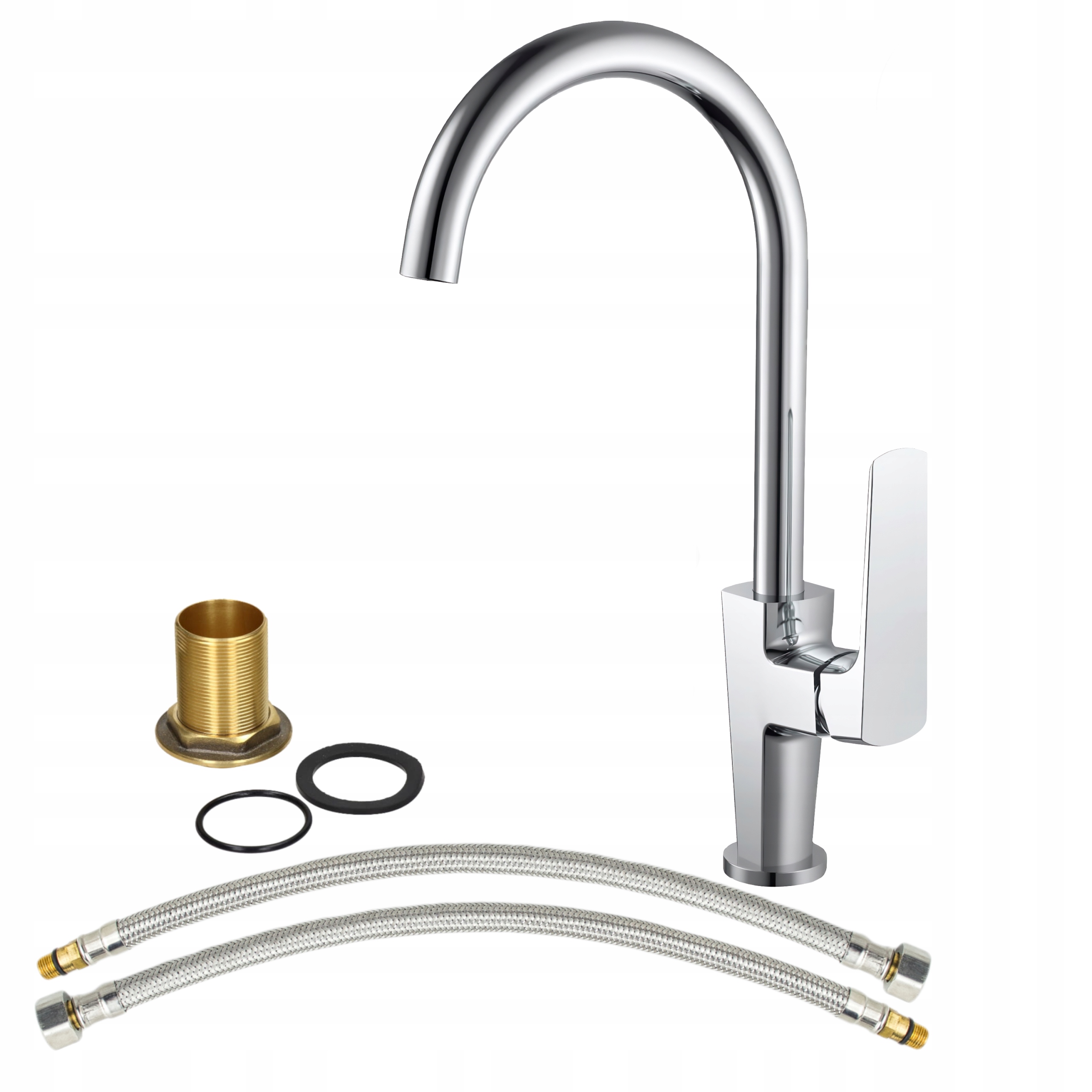 Umyvadlová baterie pro umyvadlo misky na desku Vysoká Pohyblivá Otočná