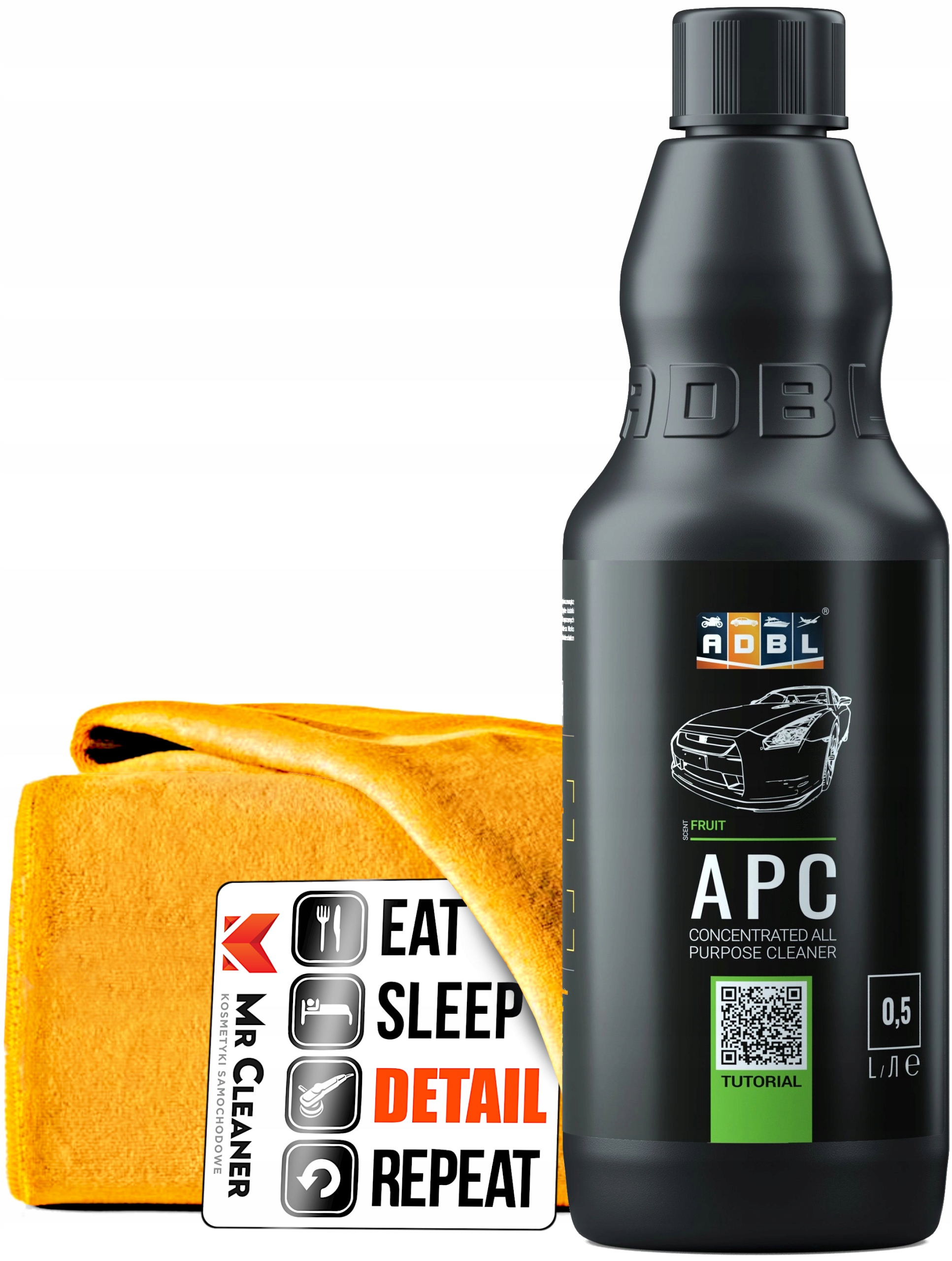 ADBL APC MOCNY UNIWERSALNY ŚRODEK CZYSZCZĄCY DO SAMOCHODU 0,5L Producent ADBL