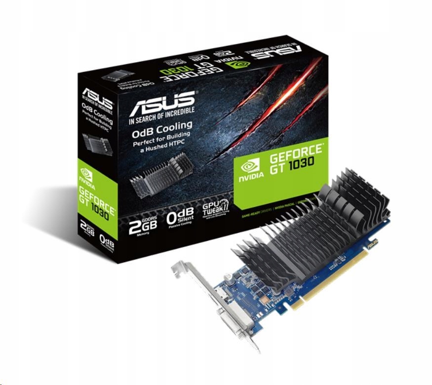 Asus Vga Nvidia GeForce Gt 1030 2GB GDDR5, Gt 1030, 2GB GDDR5, 1xHDMI…