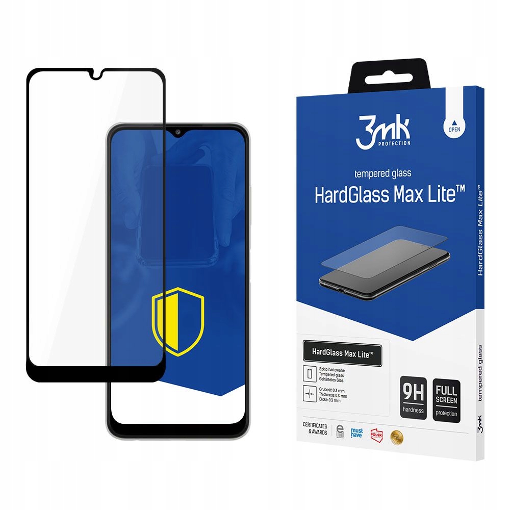 

Samsung Galaxy A22 5G Black 3MK Hardglass Max LI