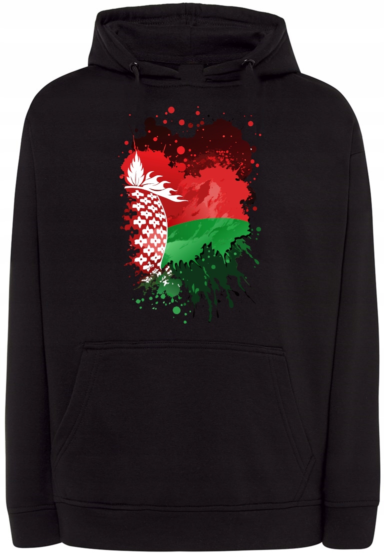 Mikina s kapucí Bělorusko Státy Vlajka r.XL