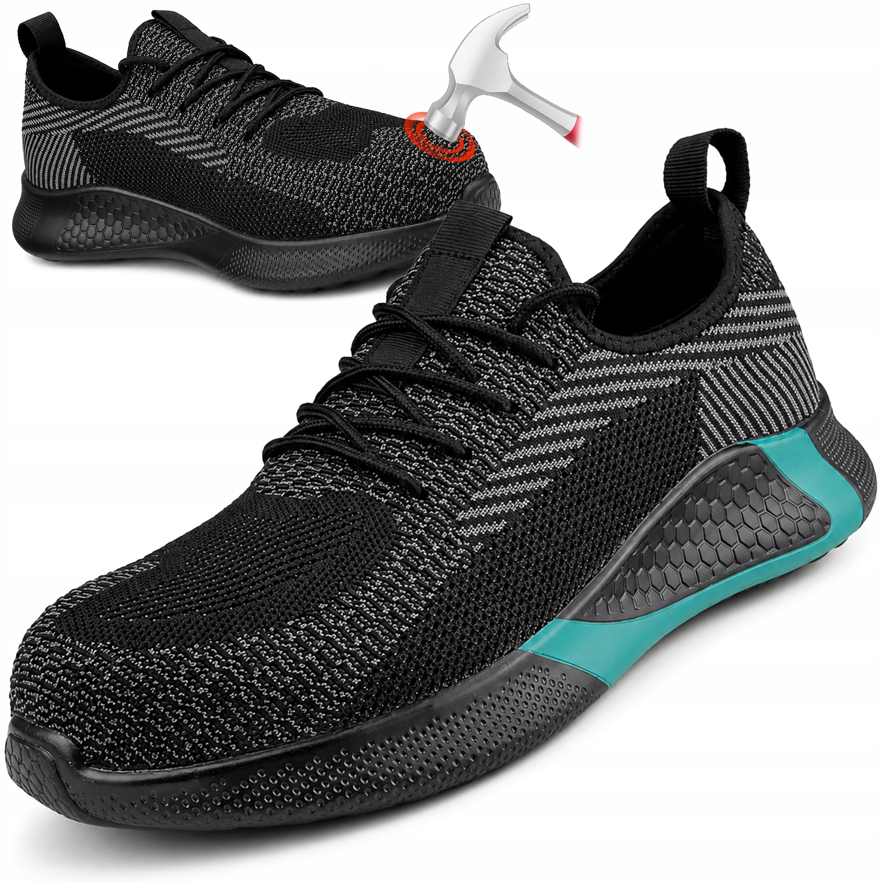 Pánské Pracovní Boty, Sportovní Polobotky Adidas, Ochranné Boty S Kovovou Špičkou