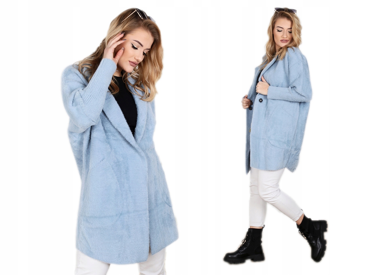 

Alpaka Krótka Kołnierz Baby Blue 1918