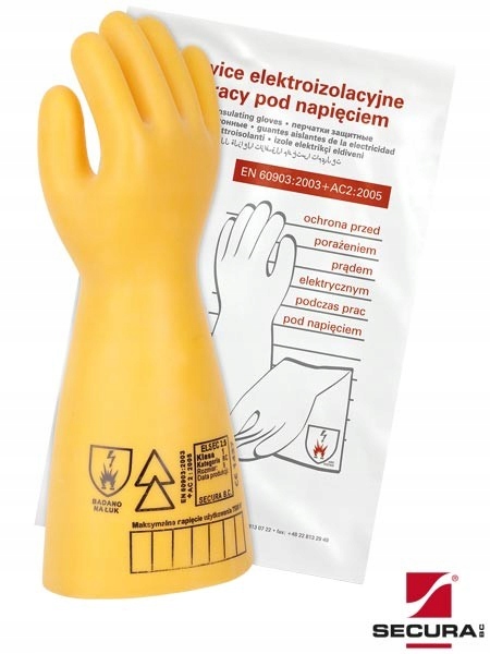 Elektroizolační Rukavice Secura RELSEC-2-5 11 Žlutá