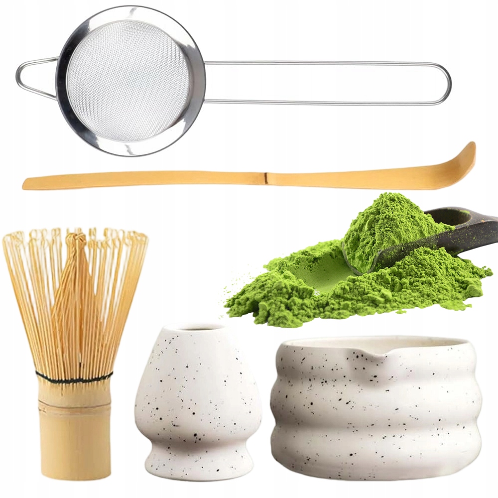 Levně Sada Na Matchu 5 Kusů, Bílá, Snadno Čistitelná, Ideální Dárek