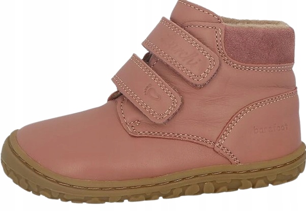 PLAYSHOES RÓŻOWE KOZAKI DZIECIĘCE Z RZEPAMI I ZAMSZOWĄ WSTAWKĄ 29 1JŻO