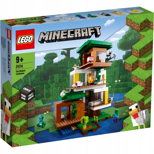 Lego Minecraft 21174 – Moderní Domek Na Stromě