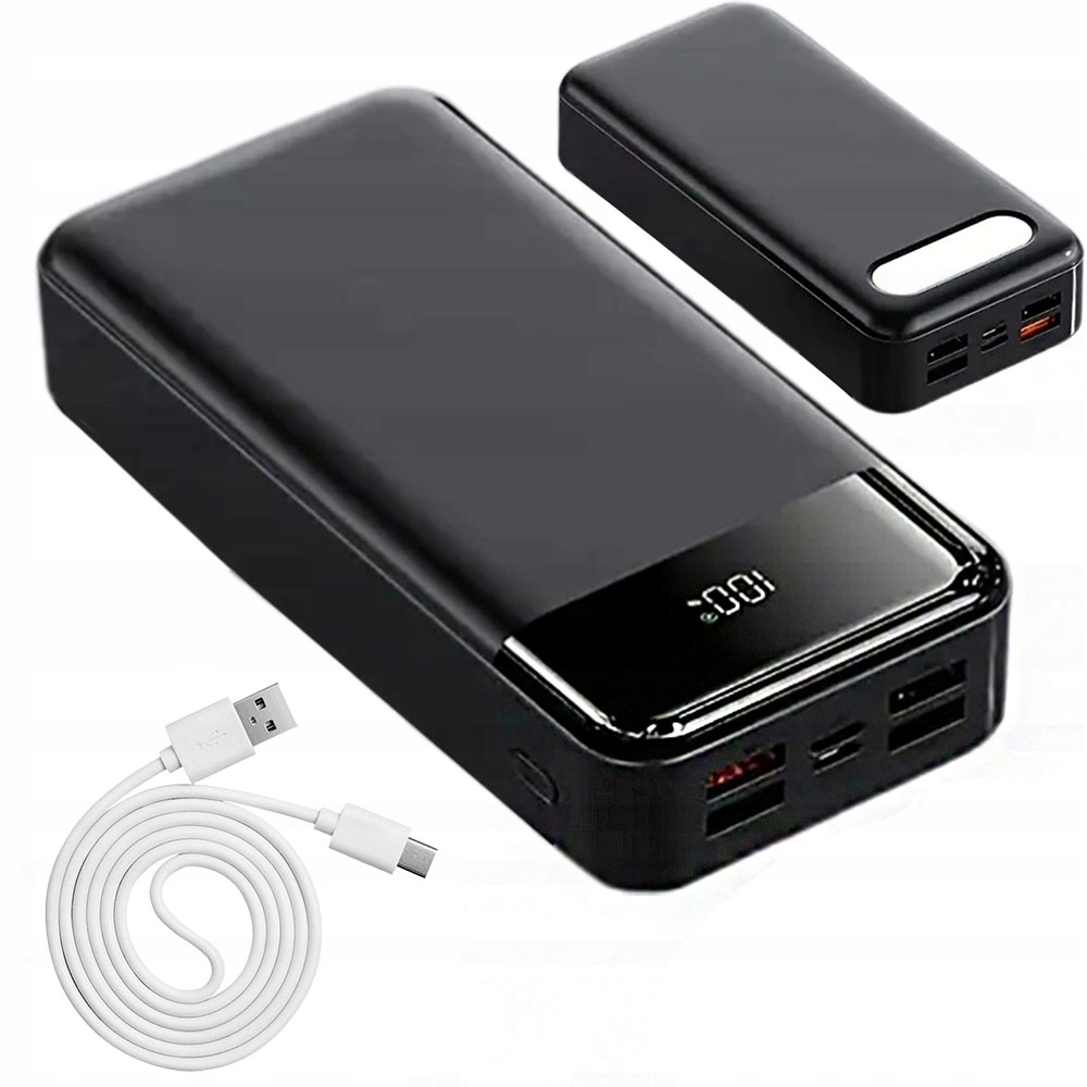 Duża Pojemność Powerbank 50000MAH 5 Portów Ładowanie Szybkie Bezpieczne