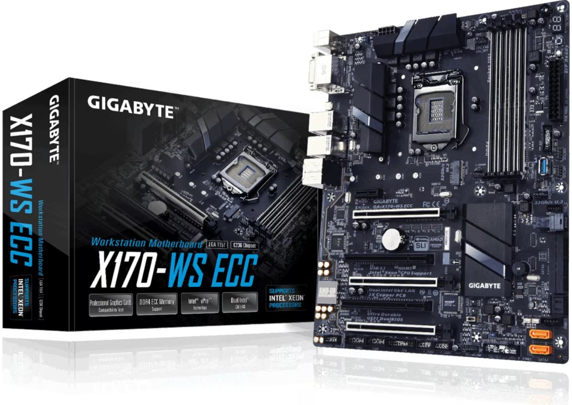 Płyta Główna Gigabyte GA-X170-WS Ecc nowa