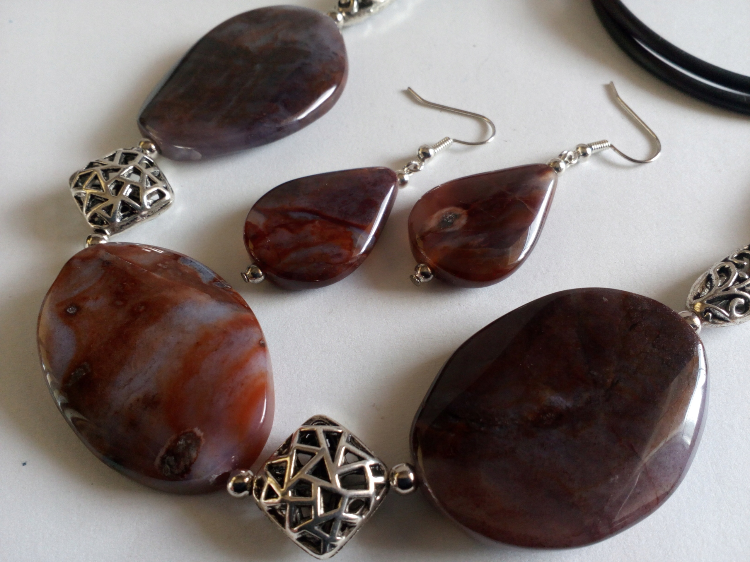 PIK 1679 dekoracyjne korale naszyjnik JASPIS