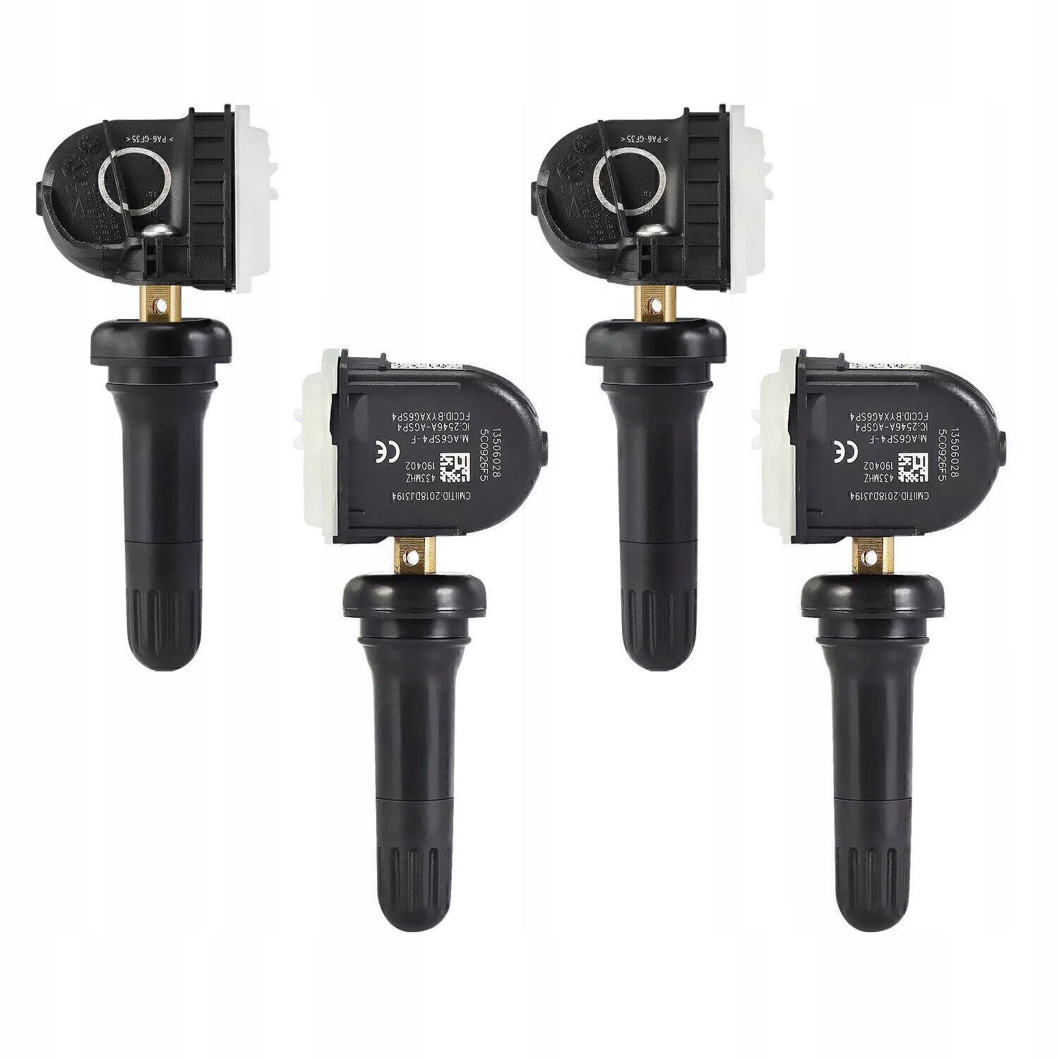 4X Snímač Tlaku Tpms Pneumatiky Kol Vhodné pro Opel Astra J K Corsy