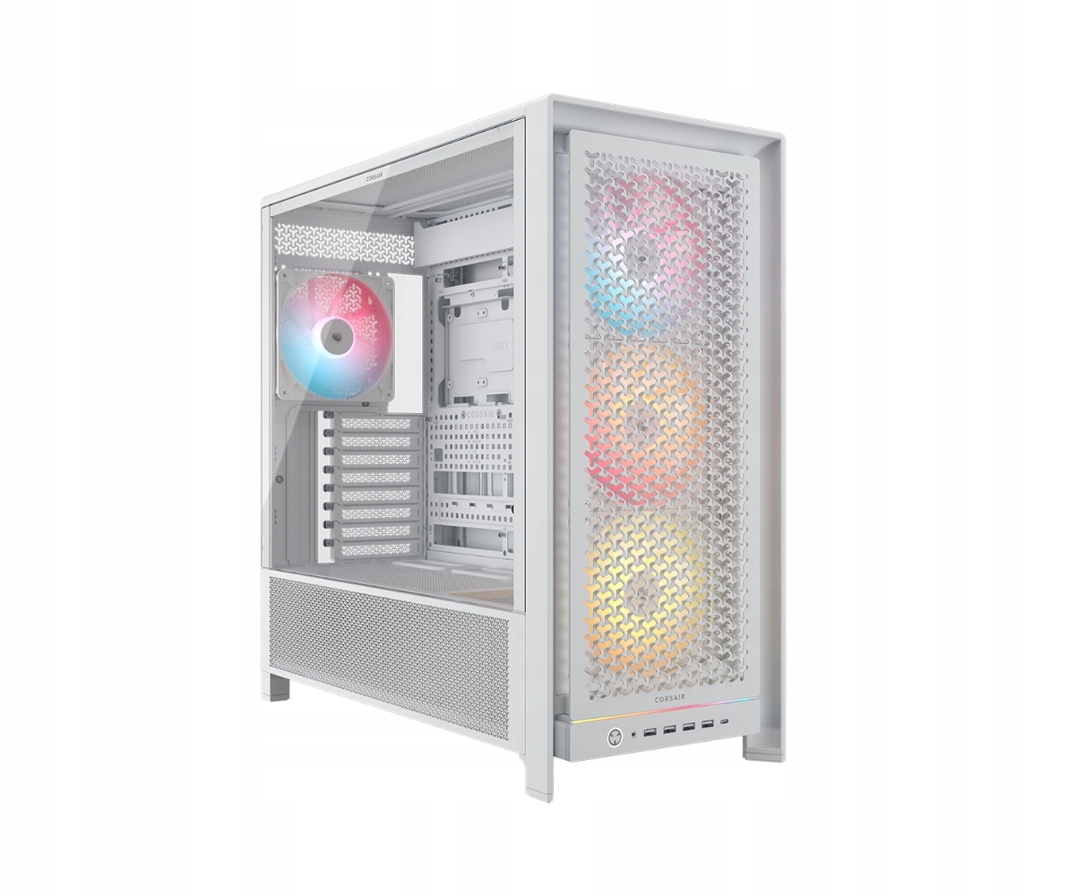 Obudowa Pc Corsair Frame 5000D Rs Argb Midi Tower Szkło hartowane Biała