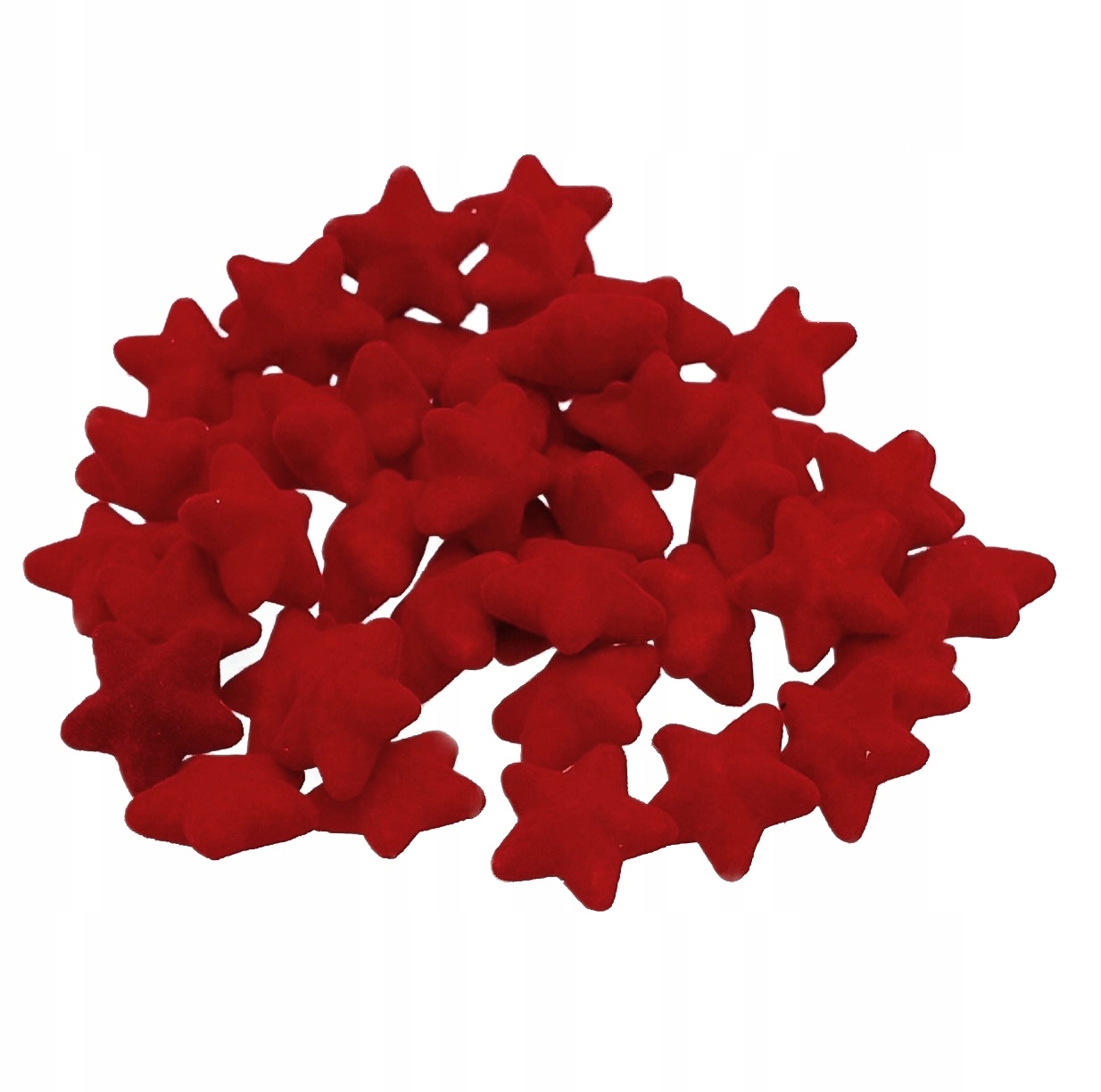 

Gwiazdki Flokowane Wianka Stroika Czerwone 50SZT