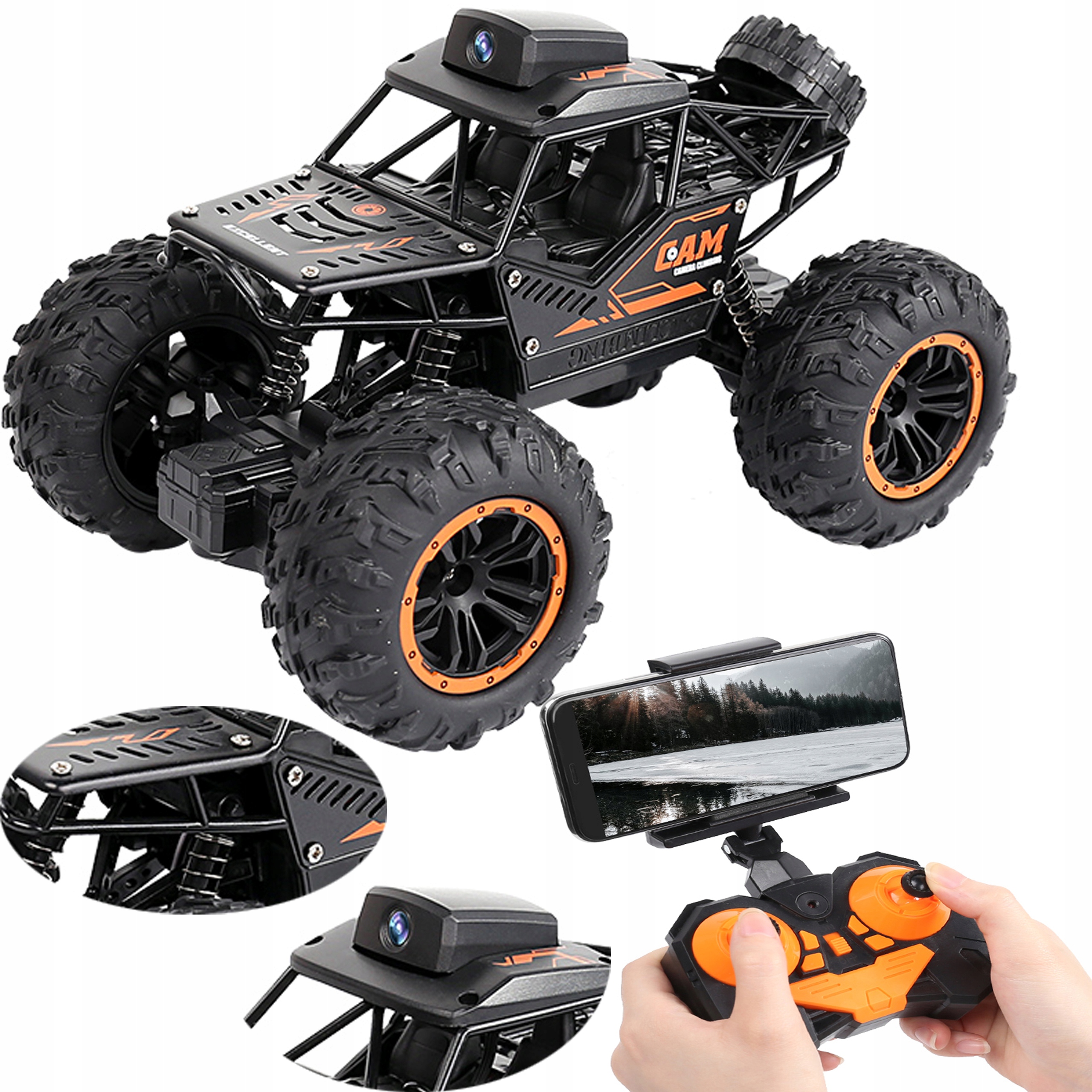 Автомобиль с ДИСТАНЦИОННЫМ УПРАВЛЕНИЕМ, CAMERA RC OFF ROAD 4x4
