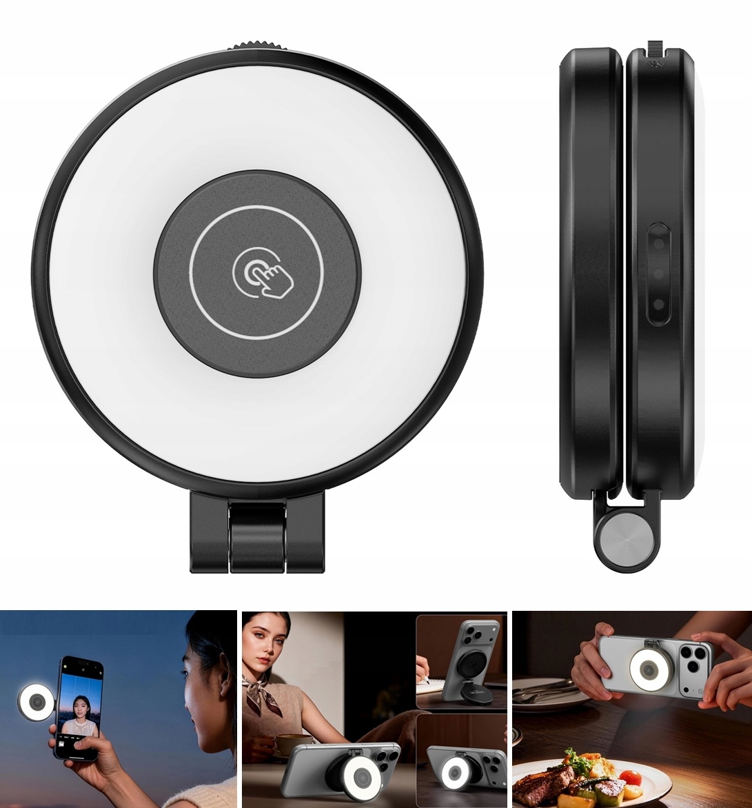 Svítilna Led svítilna na MagSafe telefon Smartphone Selfie Vlog Usb-c Ulanzi LM21