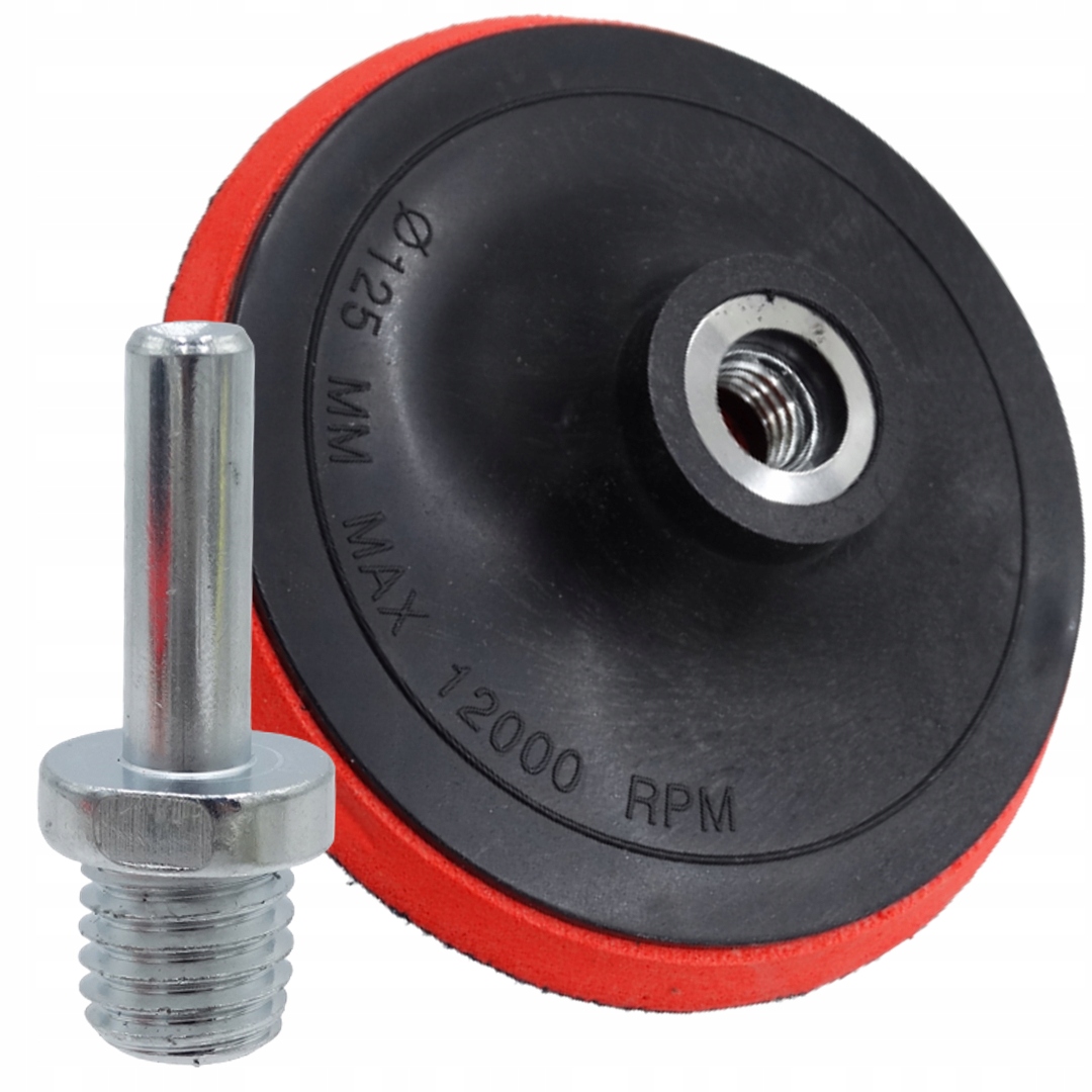 Dysk Z Rzepem do papieru ściernego 125MM trzpień