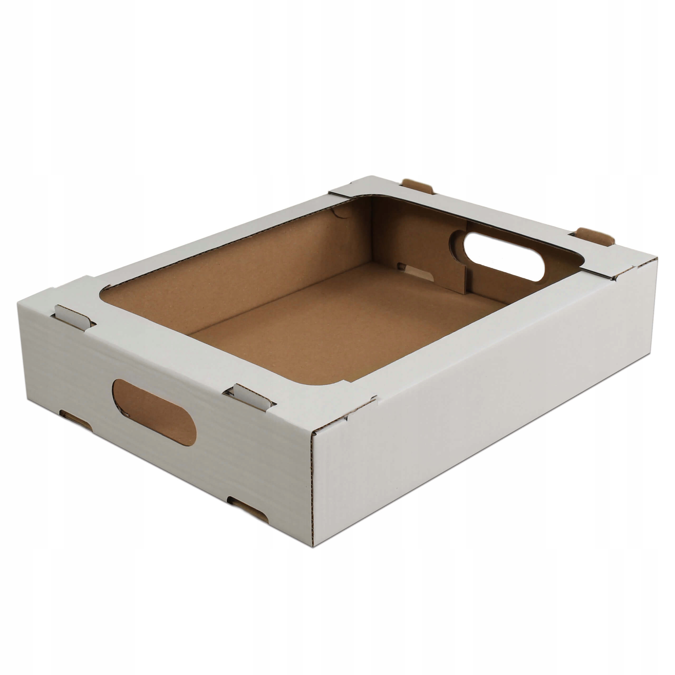

Tacka na ciasto 400x300x80 mm 10 szt. biała