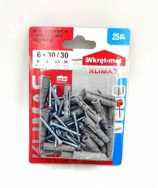 

Kołki rozporowe 8x60 wkrętem łeb stożkowy 12 szt