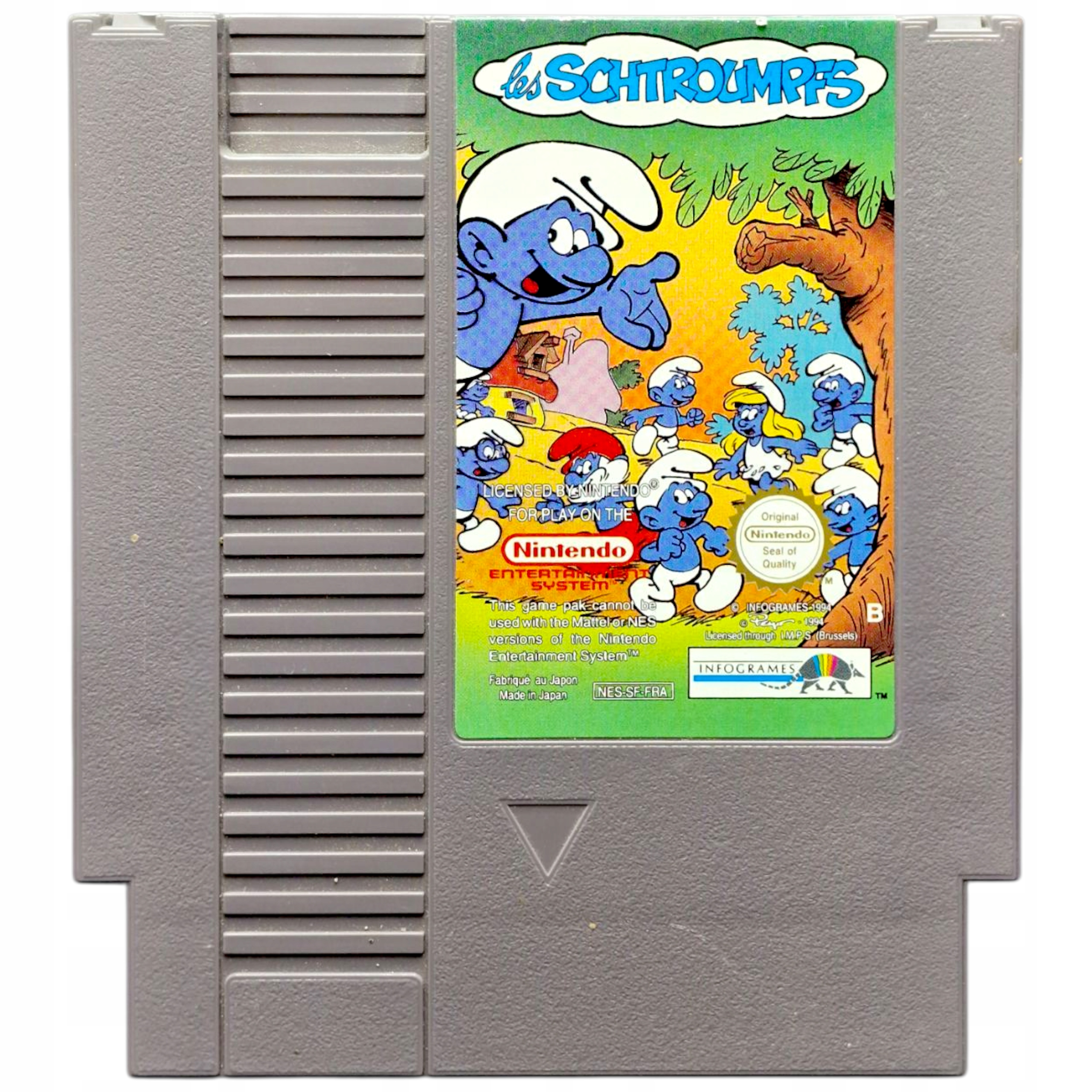 The Smurfs / PAL-B / Nintendo NES / Nintendo NES pudełkowa