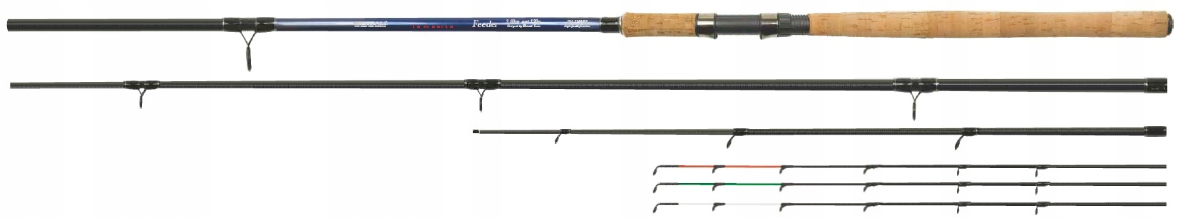 Wędka Mistrall Lamberta Feeder 3,30m 120g, carbon, Sic, 3 szczytówki