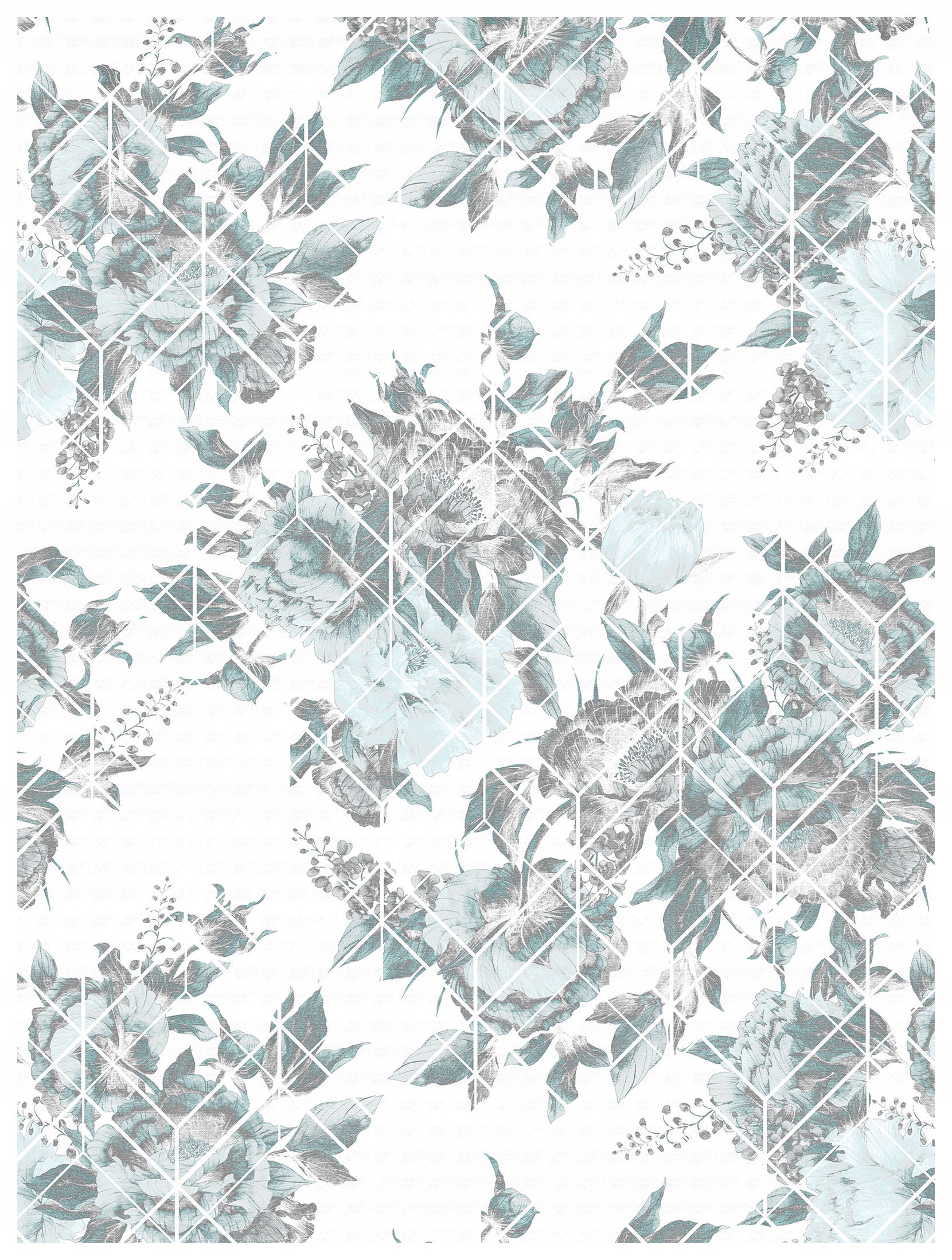 Fototapeta Růže a geometrie Minimalismus Moderní styl 206x275 lepidlo