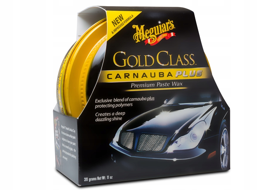 Meguiar's Gold Class Carnauba Plus Premium Paste Wax tuhý vosk, 311 g