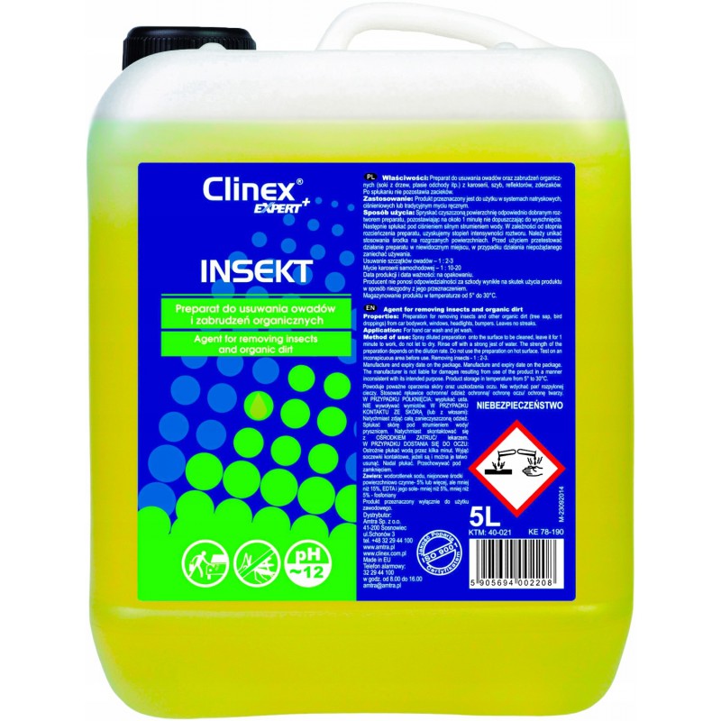 

Clinex Expert+ Insekt 5l do usuwania owadów
